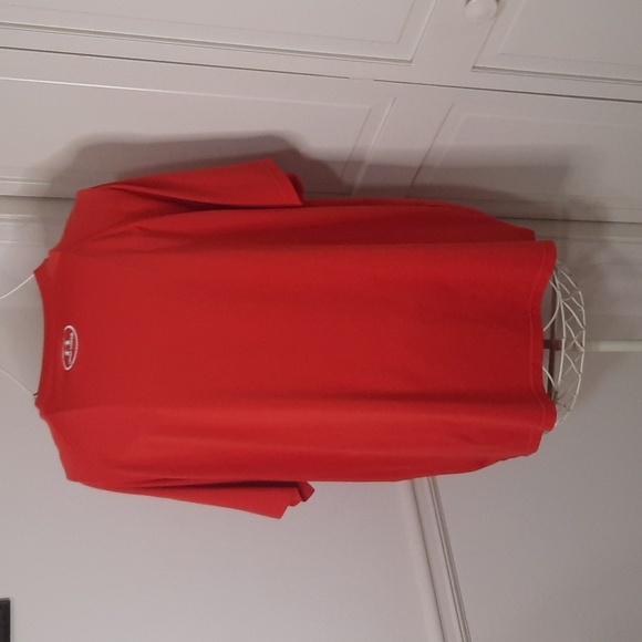 Under Armour Men's Bright Red Short Sleeve Tee - Picture 2 of 5